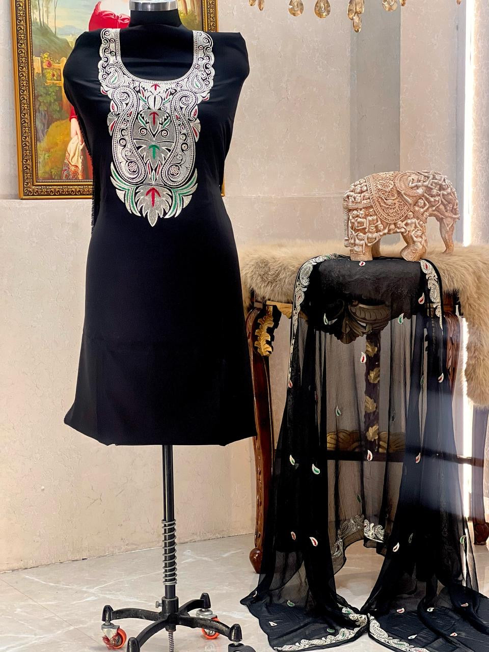 “Mystery and luxury entwined in every thread.”