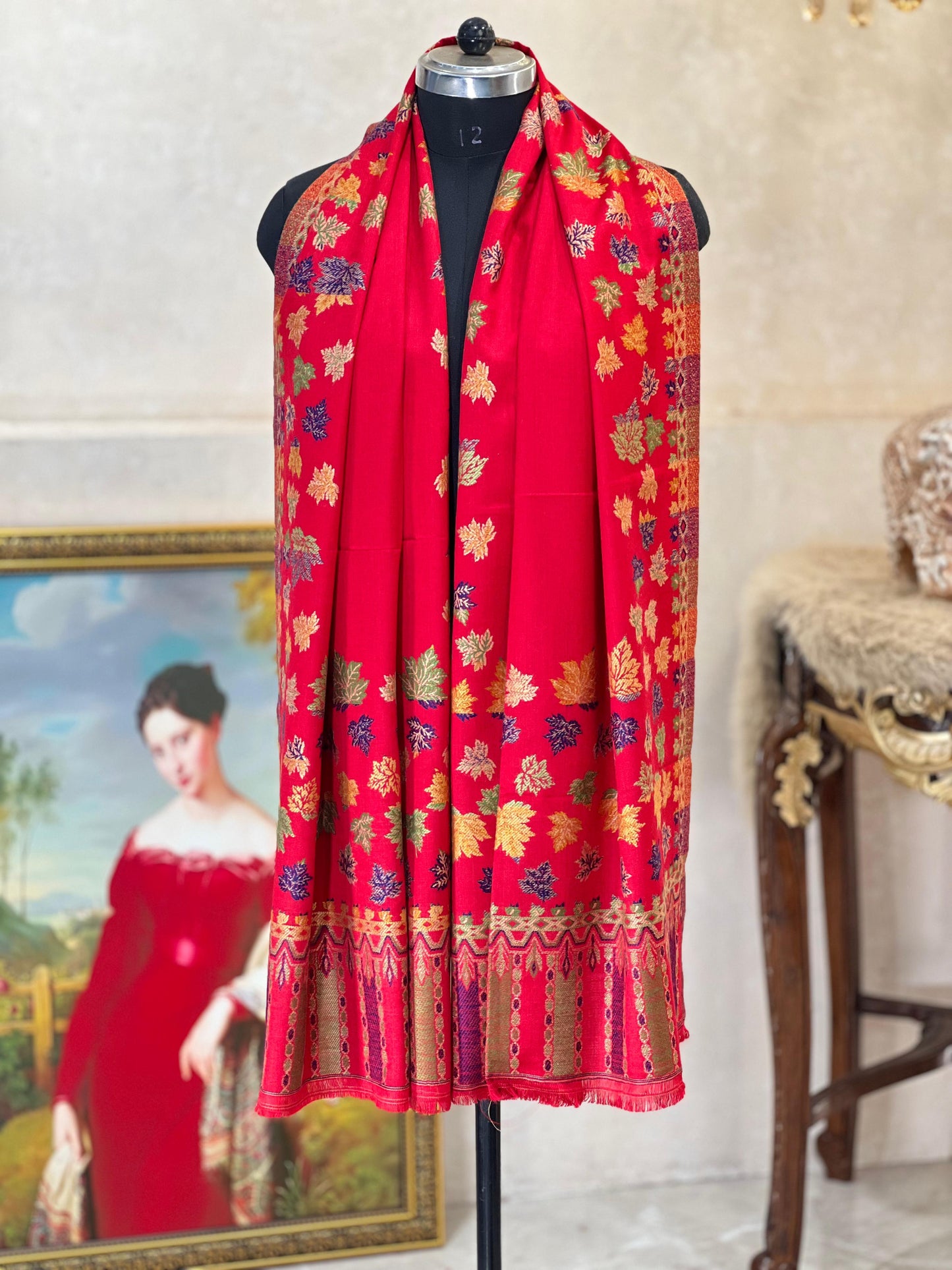 Chinnar Border Kani Stole