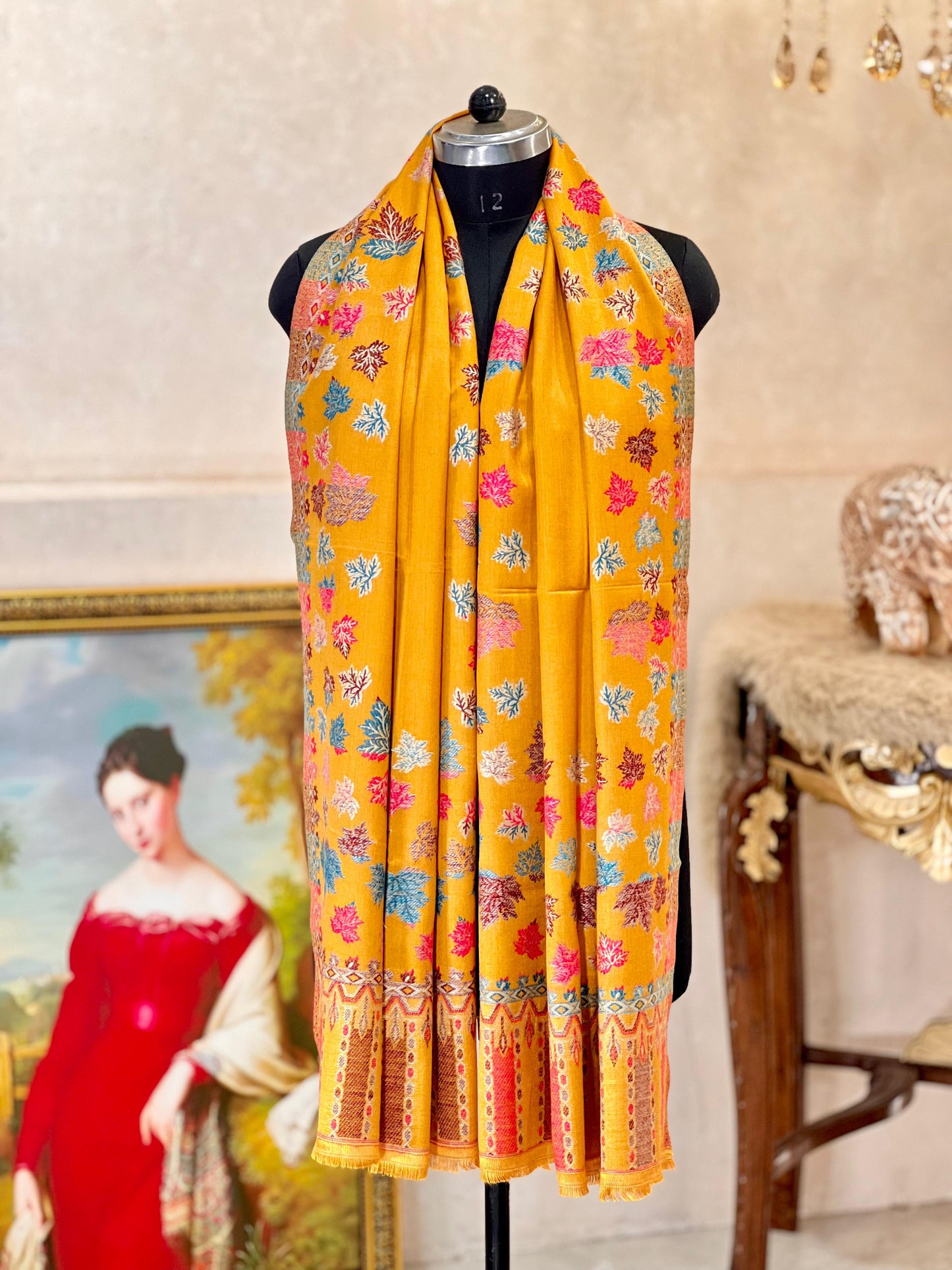 Chinnar Border Kani Stole