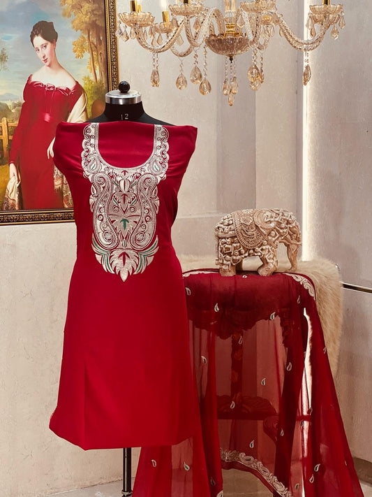 “A fiery hue that embodies the spirit of celebration.”
